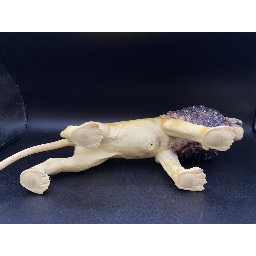 2004 Toy Lion Figure Toy Major Trading Co 17” Long Polyester Fiber Filling - Picture 15 of 16